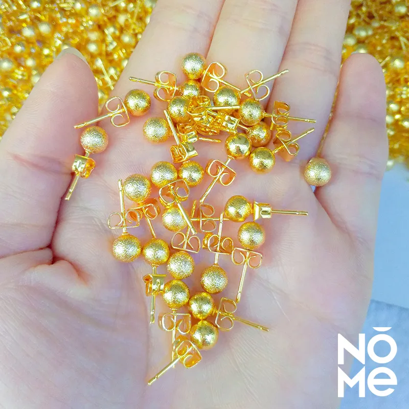 NOME Gold-Plated Copper Stud Earrings Women's-5