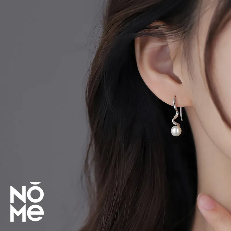 NOME 925 Sterling Silver Stud Earrings Women's-3