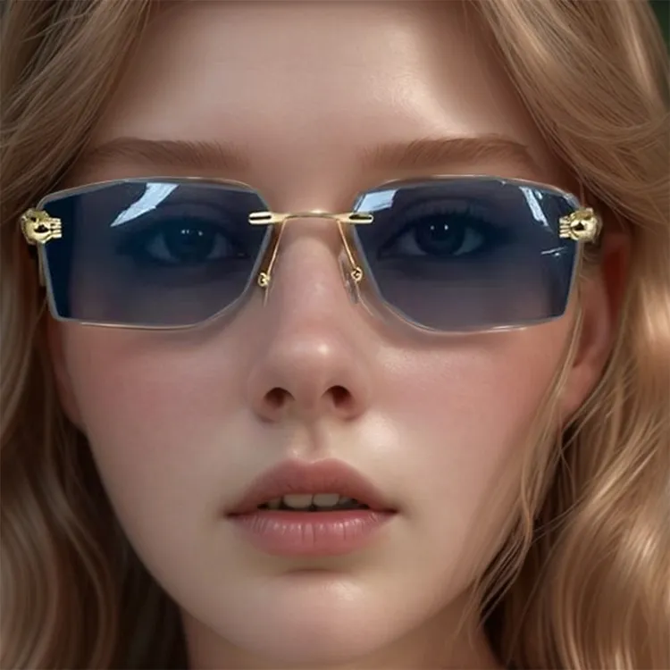 NOME Plastic Metal Irregular Shape Sunglasses Unisex-1