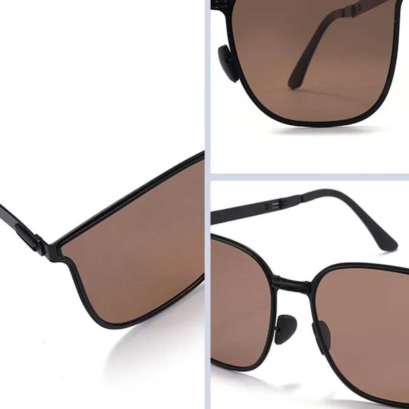 NOME Metal Square Sunglasses Unisex-2