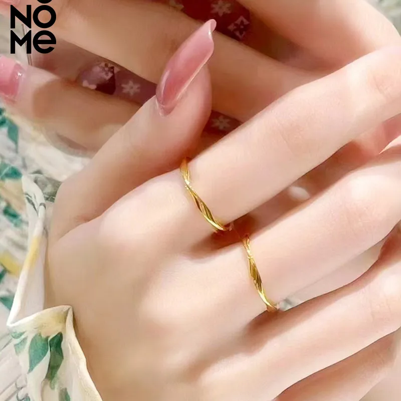 NOME Silver Plated Rings Unisex-1