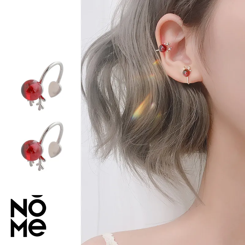NOME 925 Sterling Silver Clip On Earrings Women's-2