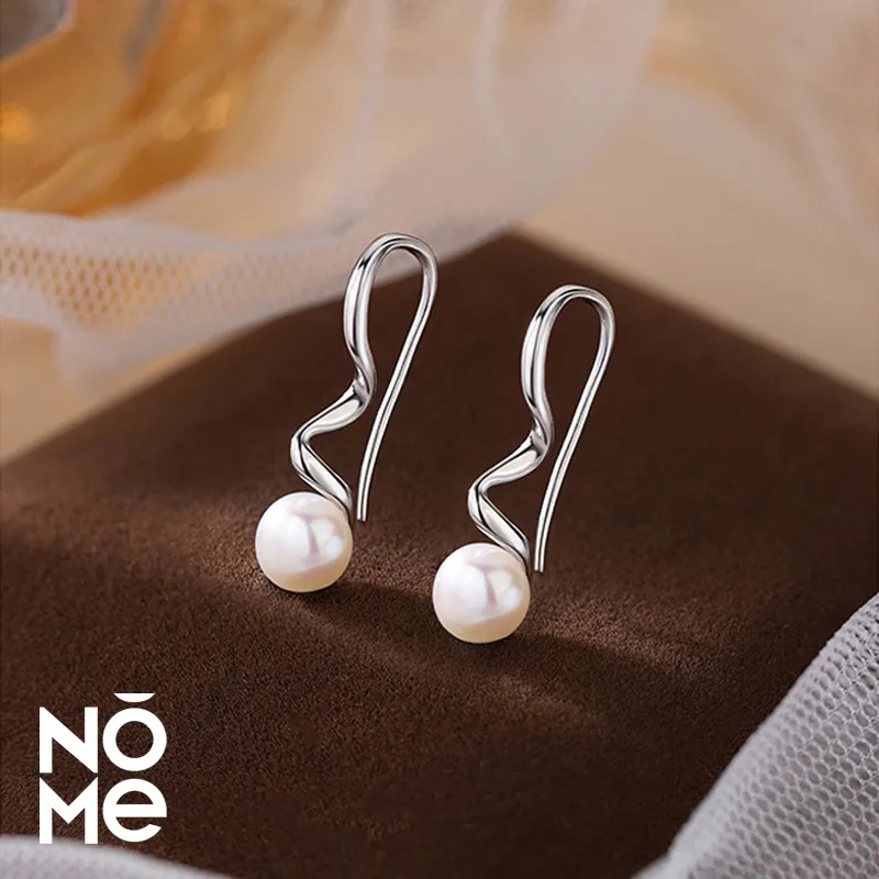 NOME 925 Sterling Silver Stud Earrings Women's-4