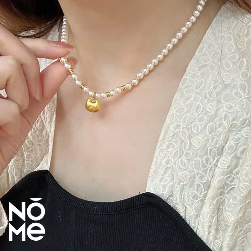 NOME Gold Plated Copper Necklaces Women's-3