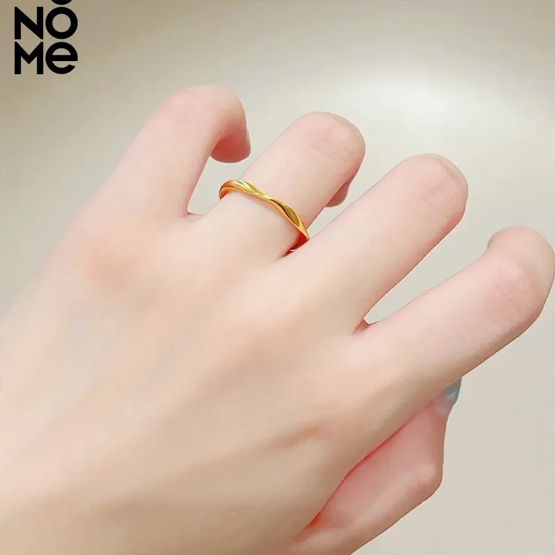 NOME Silver Plated Rings Unisex-2