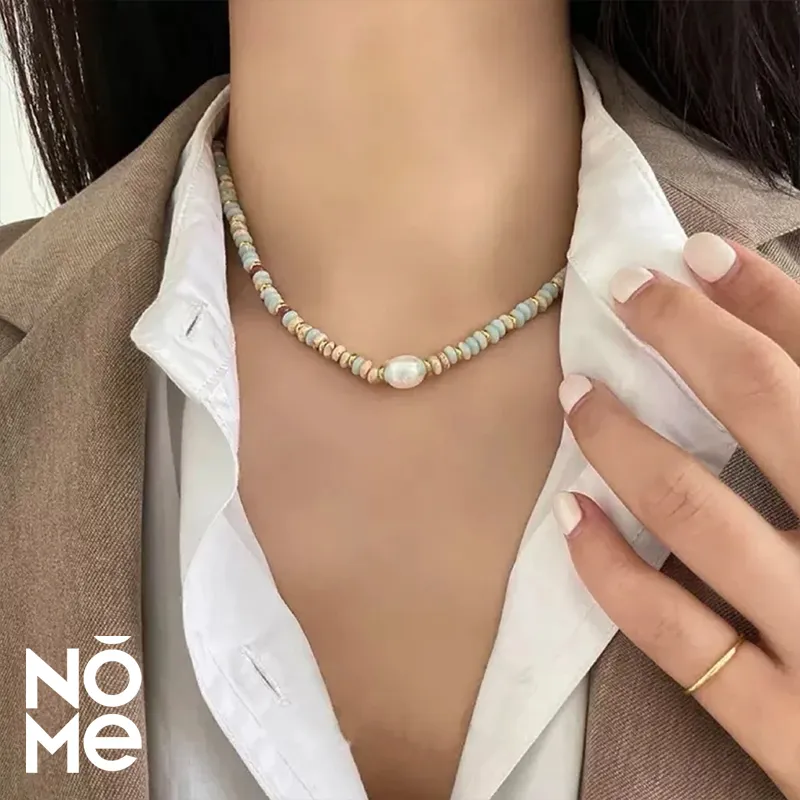 NOME Shoushan Stone, Pearl Necklaces Women's-3