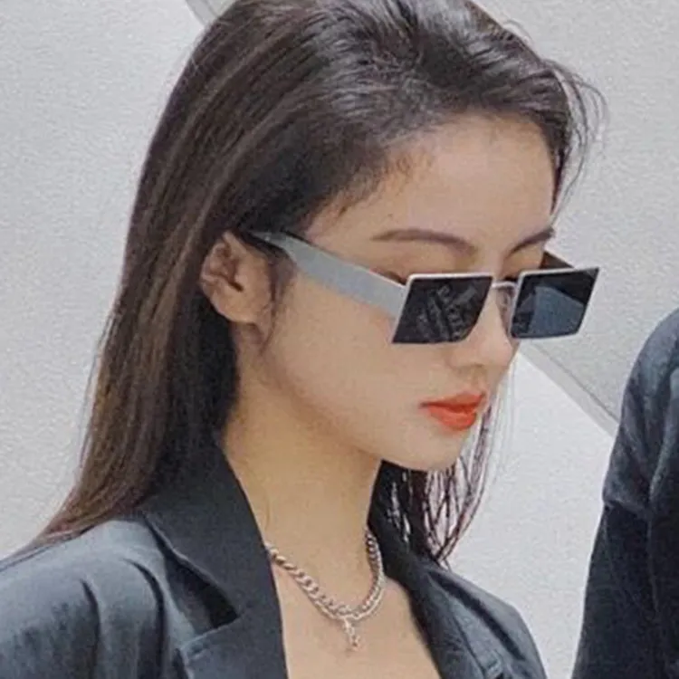 NOME Metal Rectangular Sunglasses Unisex-4