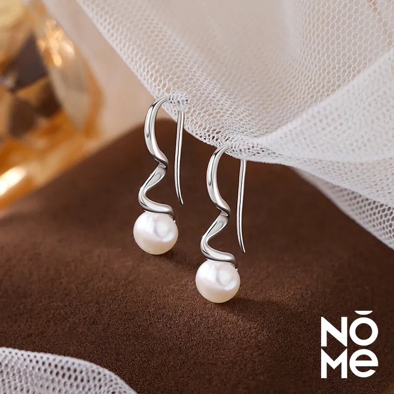 NOME 925 Sterling Silver Stud Earrings Women's-2