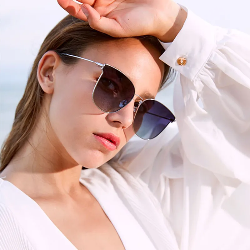NOME Titanium Irregular Shape Sunglasses Unisex-2