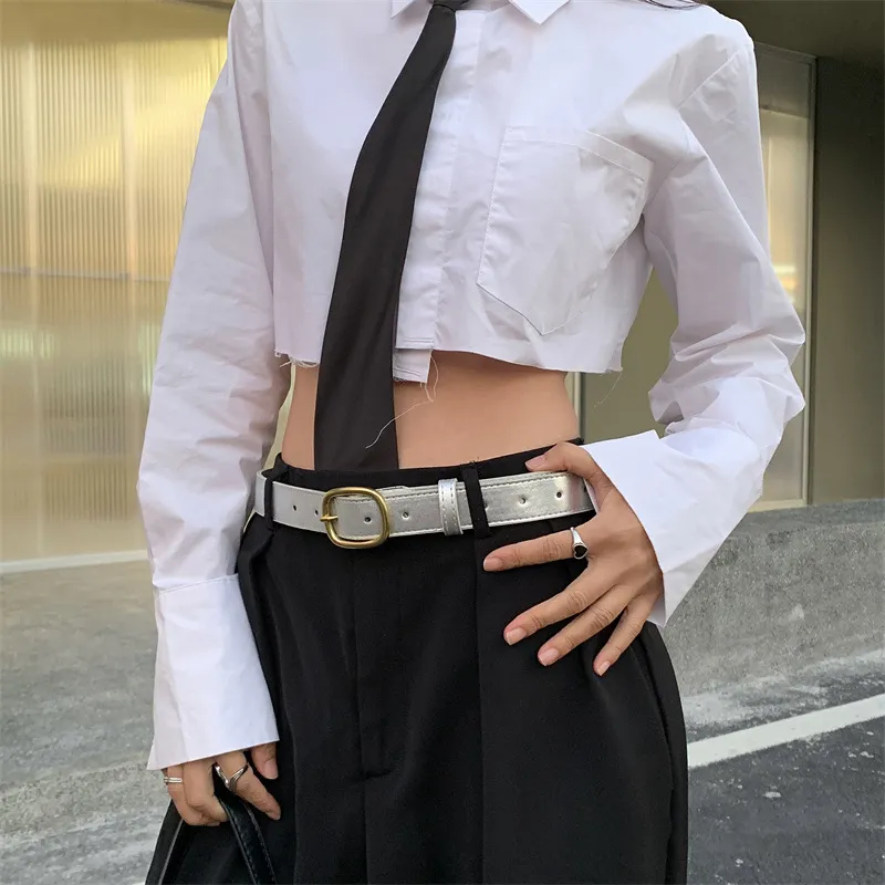 NOME PU Leather Belts Women's Width 3.3cm-14
