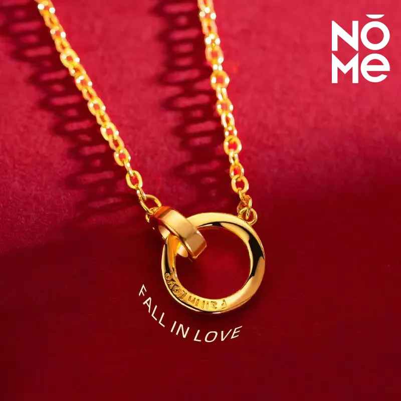 NOME Gold Plated Copper Necklaces Women's-2