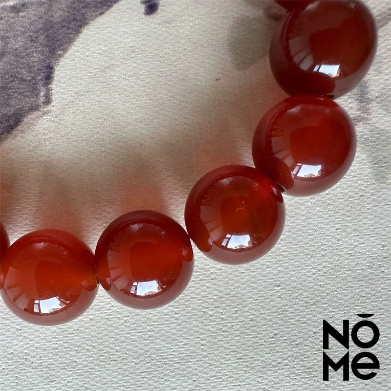 NOME Colored Glaze Jade Bracelets Unisex-4