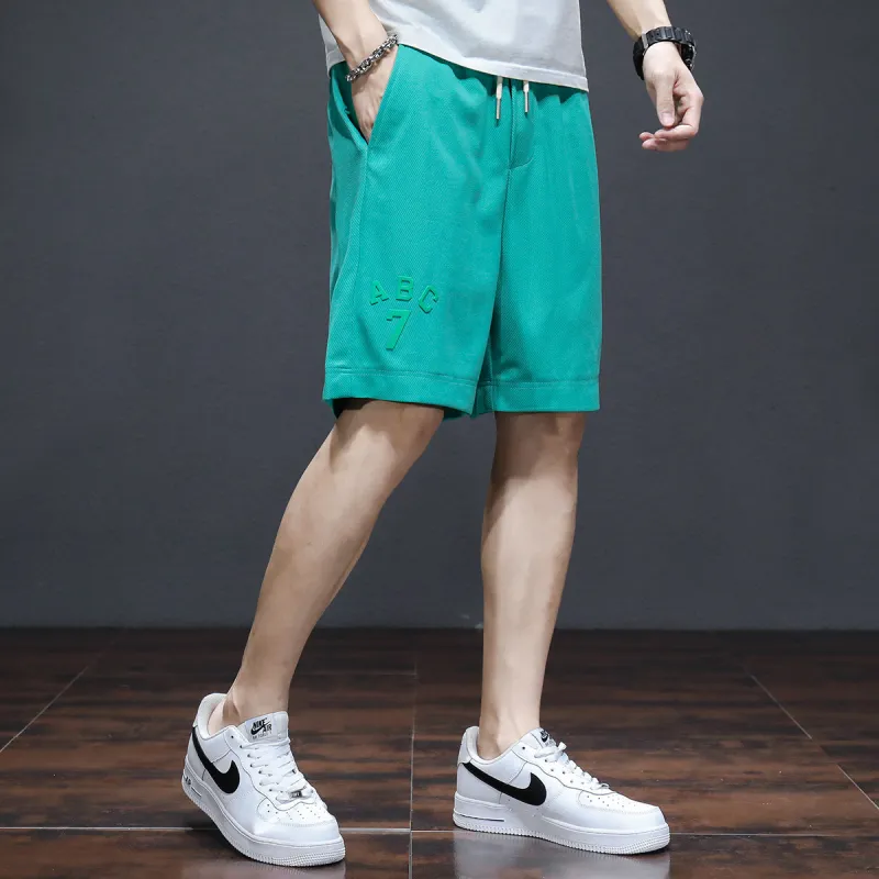 Tonlion Casual Shorts Men's Turquoise-4