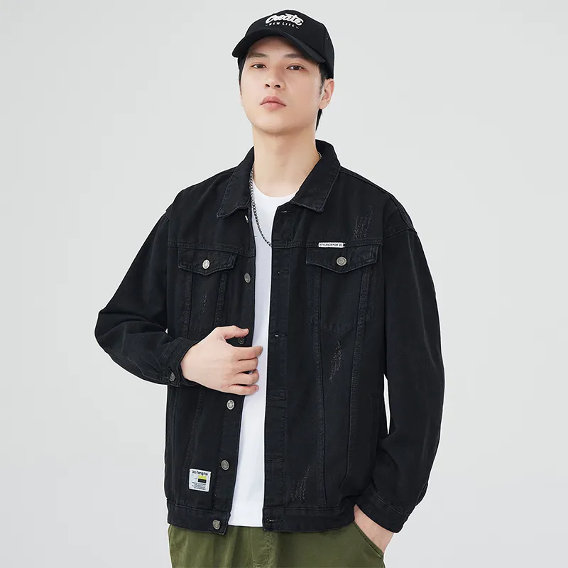 Tonlion Denim Jackets Unisex-10