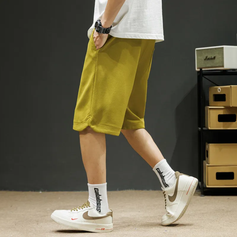 Tonlion Casual Shorts Men's Grass Green-10