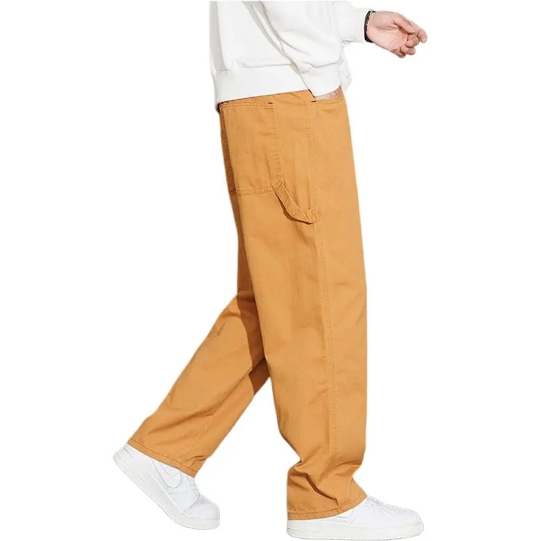 Tonlion Jeans Unisex Brown Yellow-1
