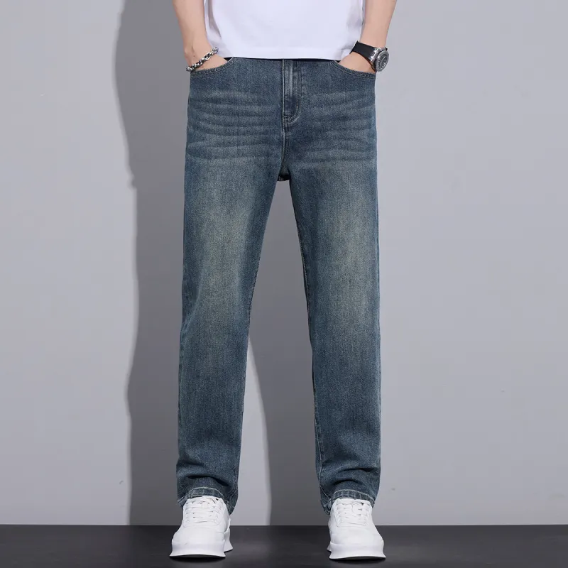 Tonlion Jeans Unisex Vintage Blue-2