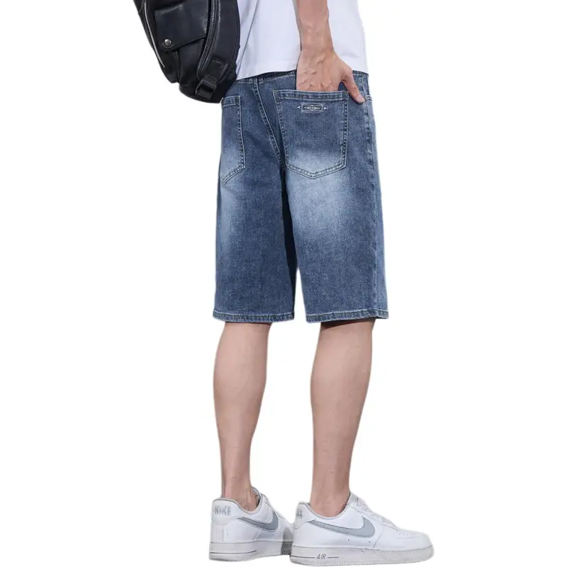 Tonlion Denim Shorts Unisex Dark Blue-1