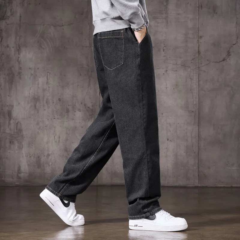Tonlion Jeans Unisex Black Gray Color-5