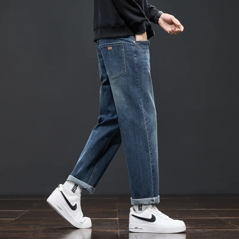 Tonlion Jeans Unisex Gray Teal-5