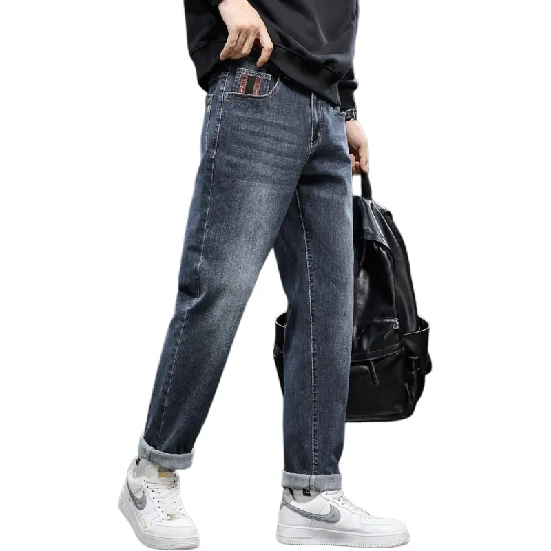 Tonlion Jeans Unisex Gray Blue-3