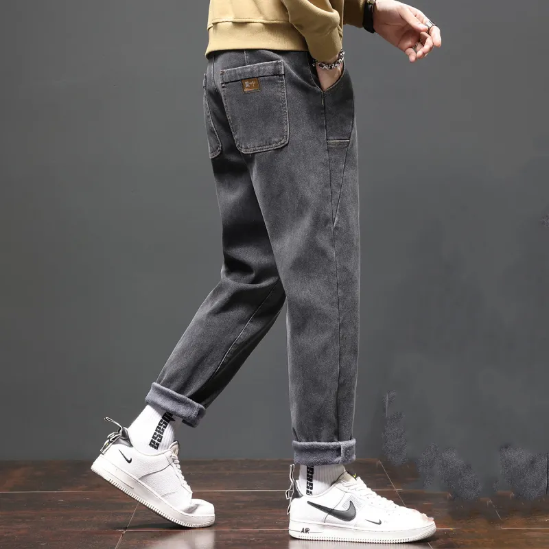 Tonlion Jeans Men's Medium Gray-7