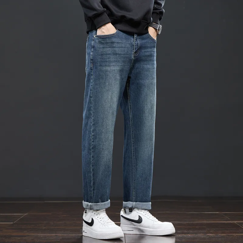 Tonlion Jeans Unisex Gray Teal-3