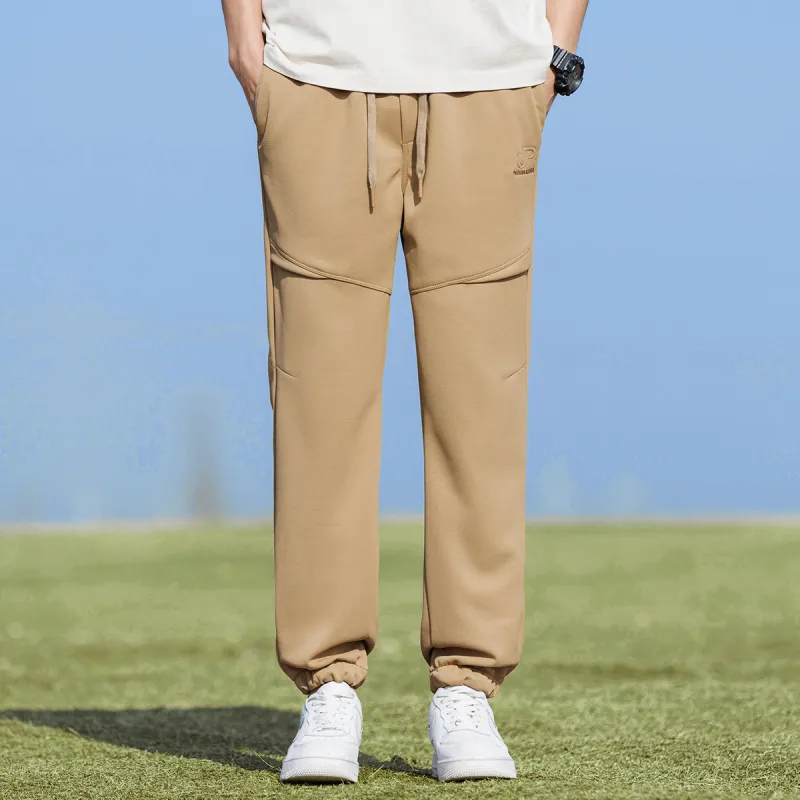 Tonlion Casual Pants Unisex Khaki-2