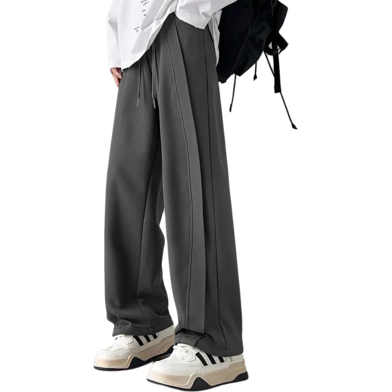 Tonlion Casual Pants Unisex Medium Gray-2