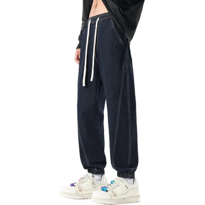 Tonlion Jeans Unisex Dark Gray Blue-4
