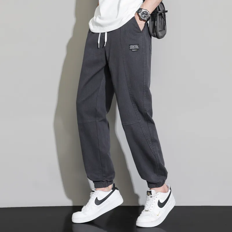 Tonlion Casual Pants Unisex Dark Gray-2