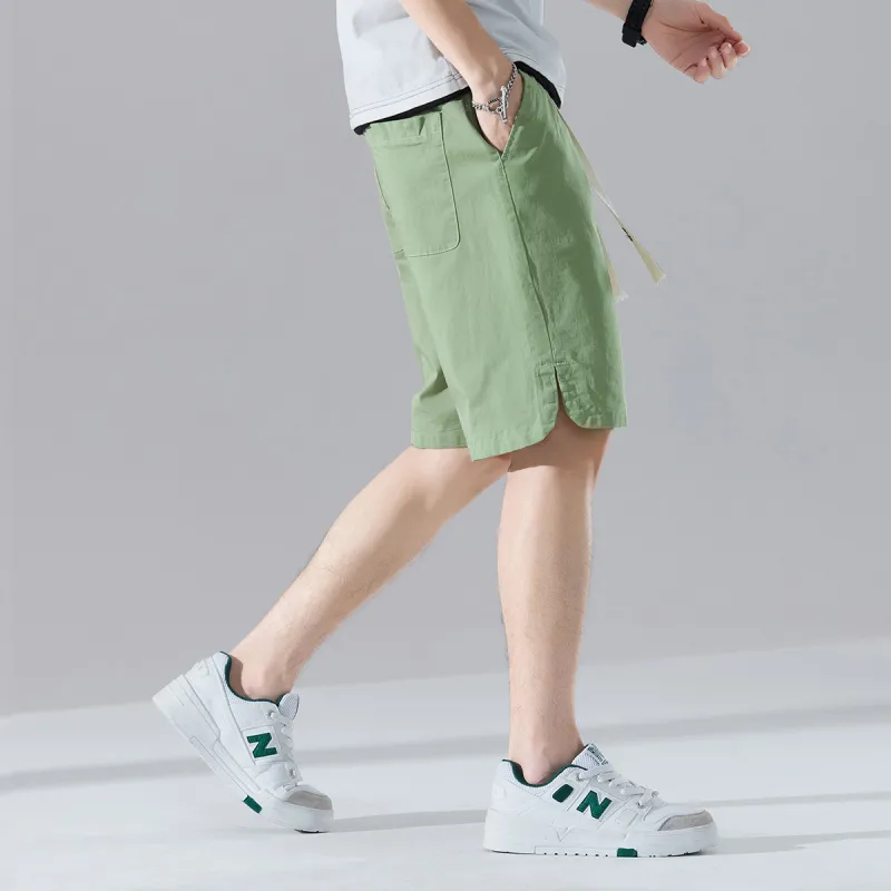 Tonlion Casual Shorts Men's Avocado Green-7