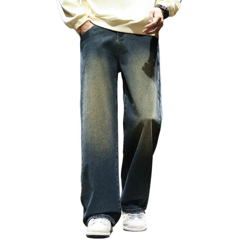 Tonlion Jeans Unisex Vintage Blue-2