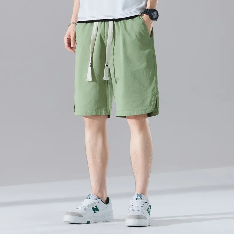 Tonlion Casual Shorts Men's Avocado Green-8