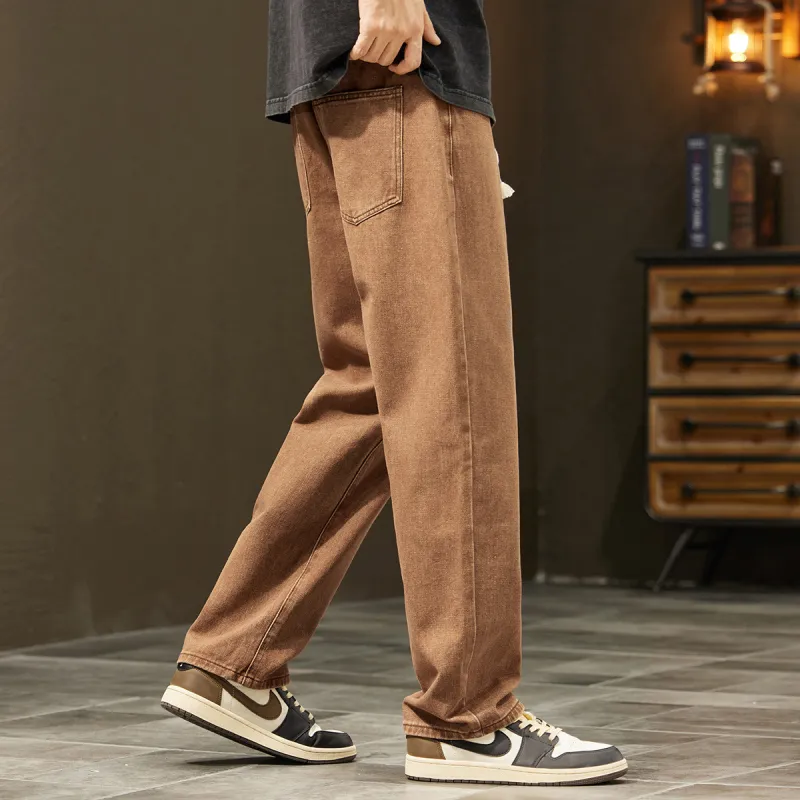 Tonlion Jeans Unisex Coffee-2