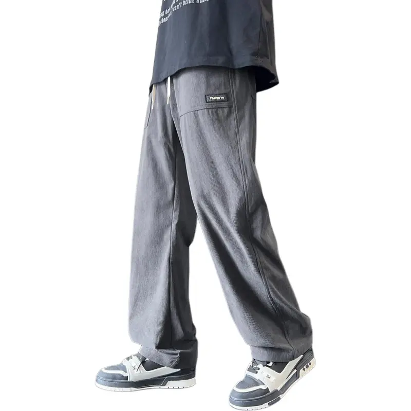 Tonlion Casual Pants Unisex Gray Tone-1
