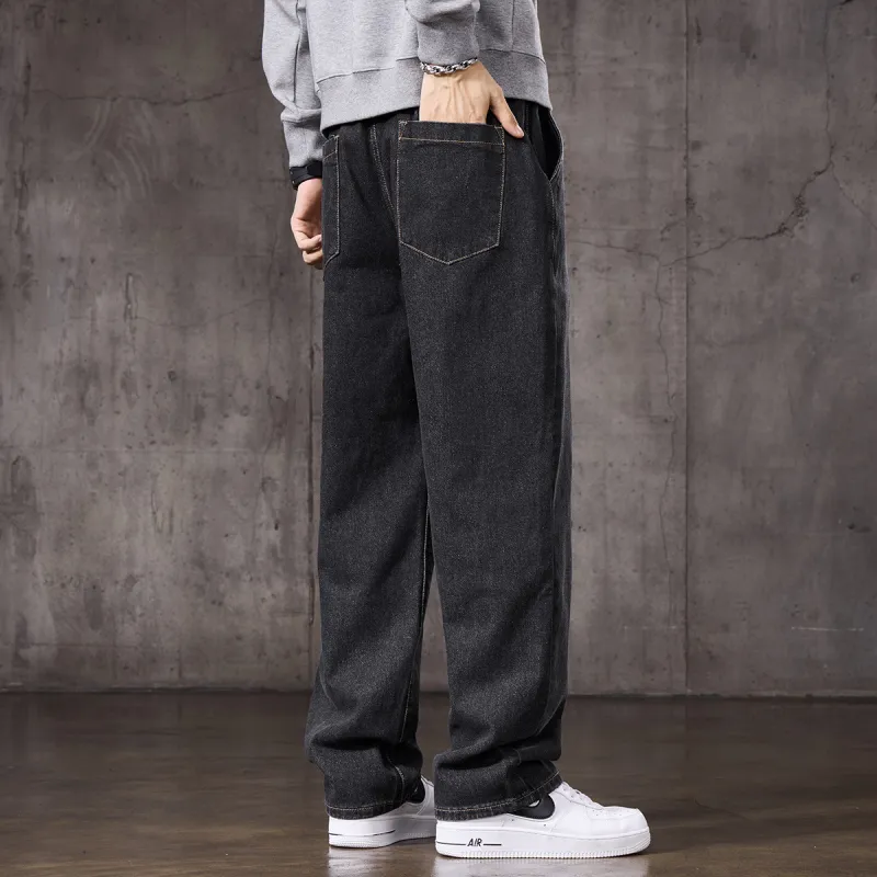 Tonlion Jeans Unisex Black Gray Color-6