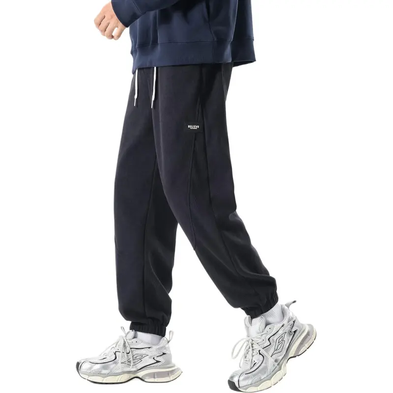 Tonlion Casual Pants Unisex Brown-9