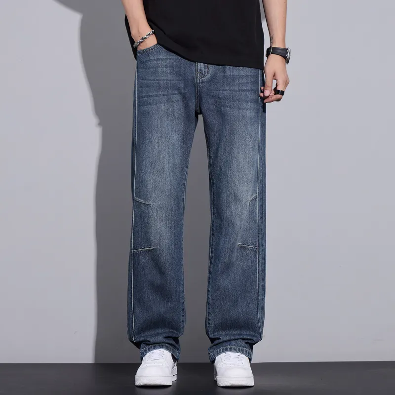 Tonlion Jeans Unisex Medium Blue-2