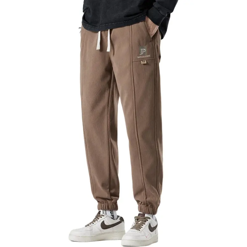 Tonlion Casual Pants Unisex Khaki-2