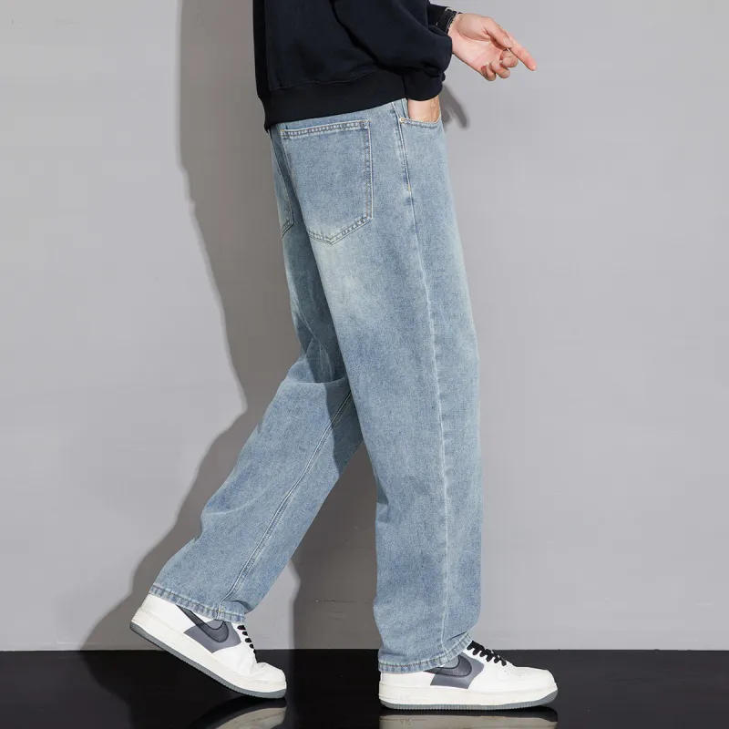 Tonlion Jeans Unisex Vintage Blue-5