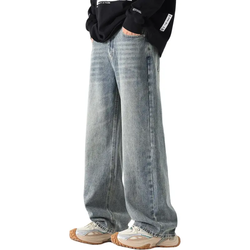 Tonlion Jeans Unisex Vintage Blue-1