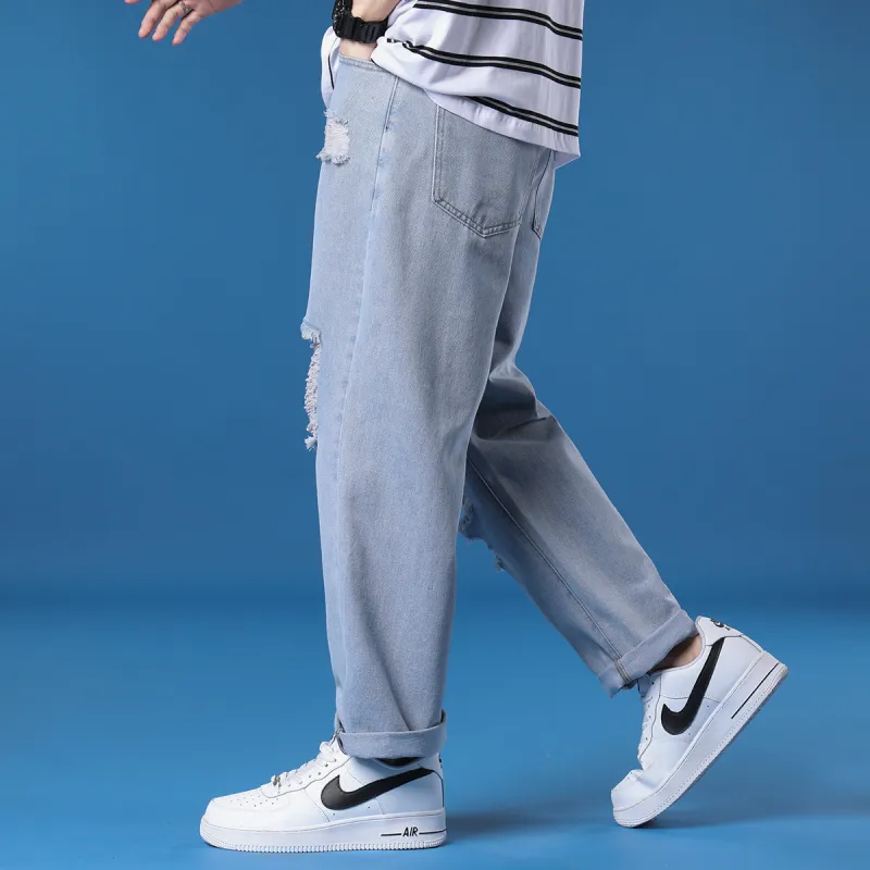 Tonlion Jeans Unisex Light Blue-3