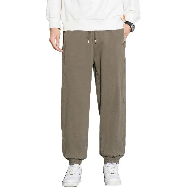 Tonlion Casual Pants Unisex Army Green-2