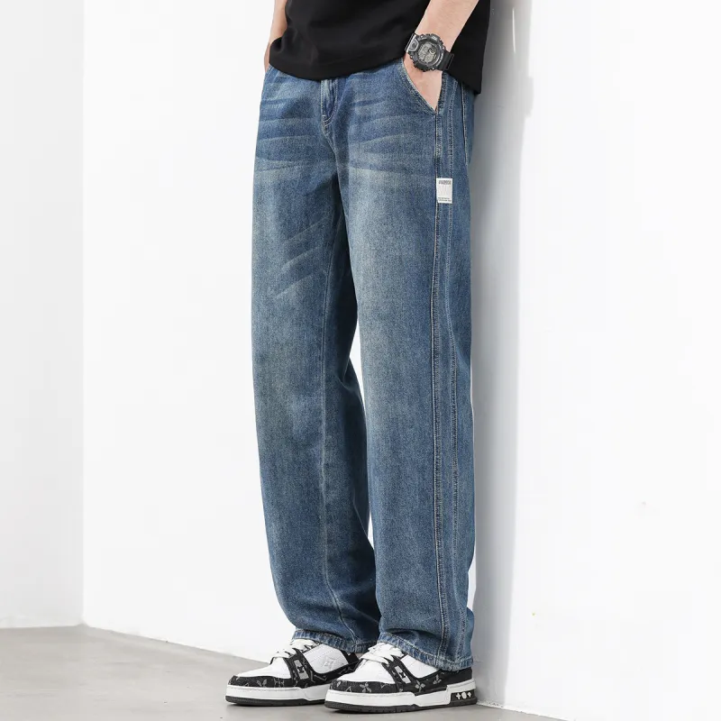 Tonlion Jeans Unisex Vintage Blue-5