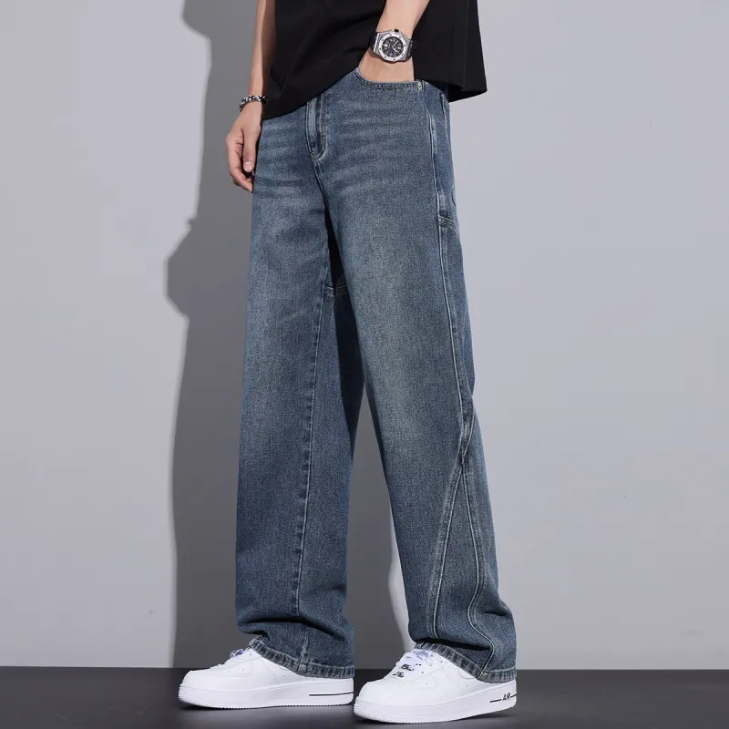 Tonlion Jeans Unisex Medium Blue-6