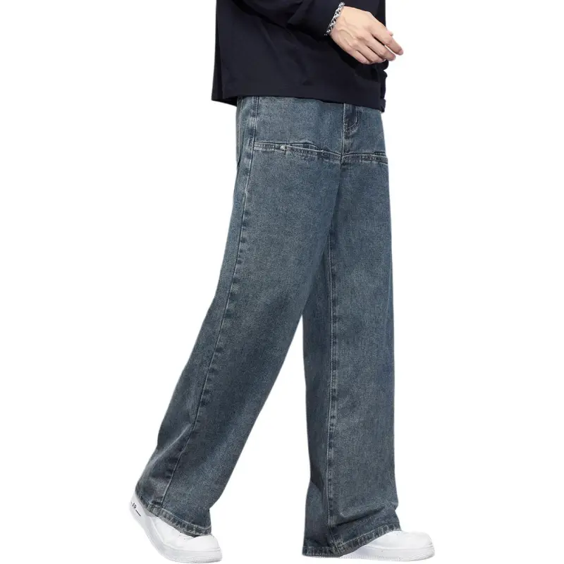 Tonlion Jeans Unisex Vintage Blue-2