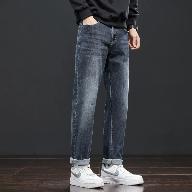 Tonlion Jeans Unisex Gray Blue-6