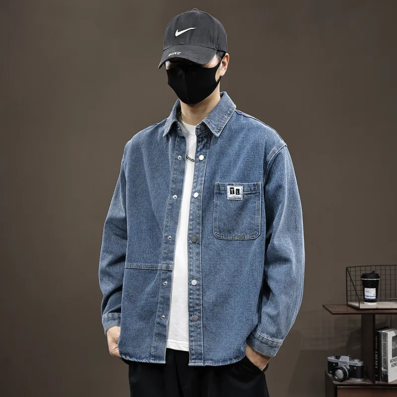 Tonlion Shirts Unisex Medium Blue-3
