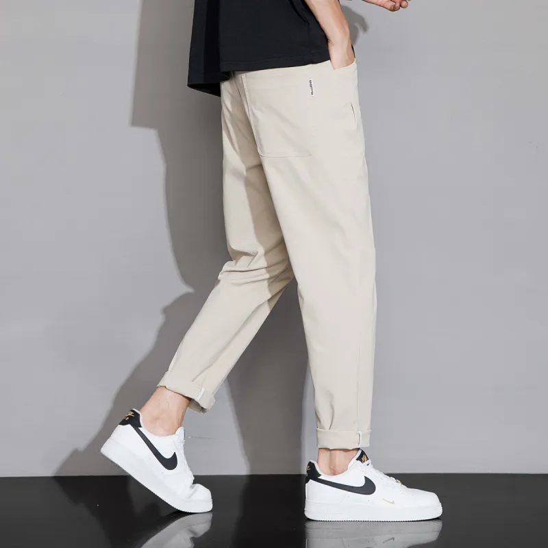 Tonlion Casual Pants Men's Light Khaki-4